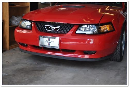 universal mustang front rubber chin spoiler splitter 