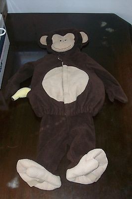 kids childrens old navy monkey chimp plush 2 piece party