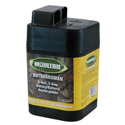 one moultrie 6 volt battery for deer and hog feeder