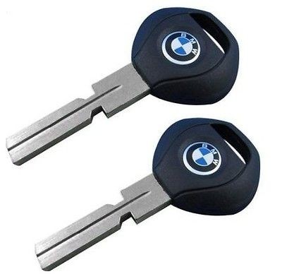 2X BMW 3 5 7 E31 E32 E34 E36 E38 E39 Four Track Valet key /w Logo