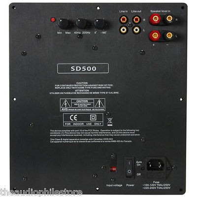 yung sd500 five hundred w att subwoofer bass amplifier time