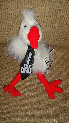 10 RCI Ibyss White Ostrich Bent Beak Black Tie Bird Stuffed Animal 