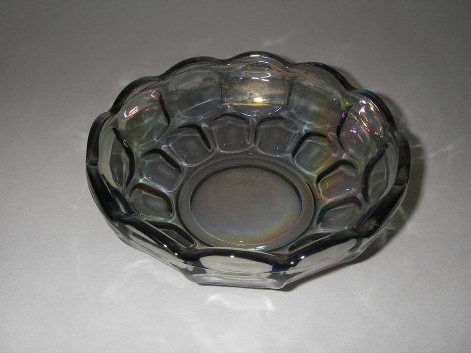 federal glass yorktown sundown iridescent bowl salad 5 3 8