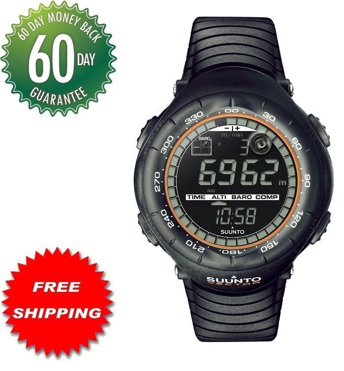 suunto vector xblack mens watch compass altimeter black from israel