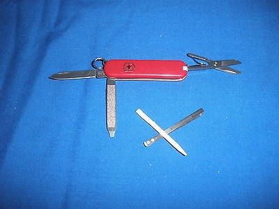 VICTORINOX SWISS ARMY MULTI TOOL KNIFE RED SWITZERLAND SS ROSTFREI 