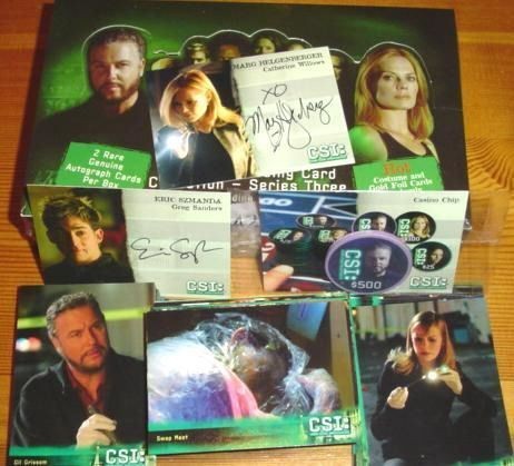 CSI Las Vegas Series 3 Strictly Ink Sealed Box Autograph Trading 