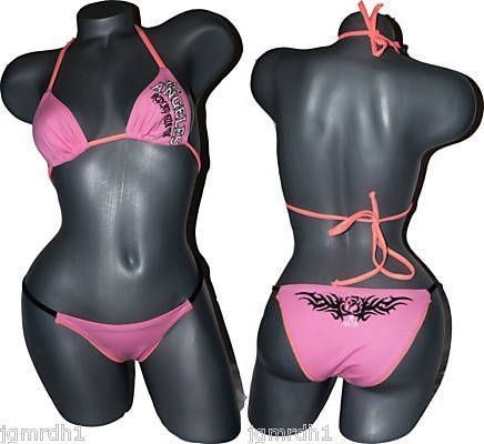 nwt replay of italy tattoo bikini swimsuit 44 m $