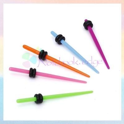   Acrylic Ear Plug Taper Stretchers Expander 14G Gauge Earring Pierce