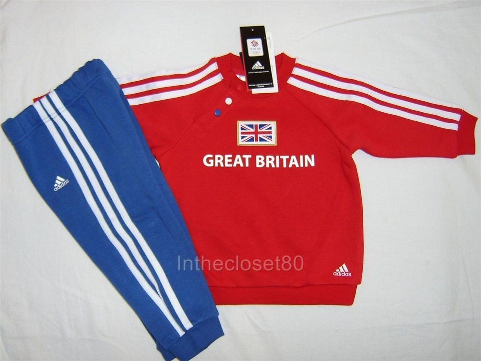 NEW ADIDAS OFFICIAL LONDON 2012 OLYMPICS BOYS GIRLS FULL FLEECE 