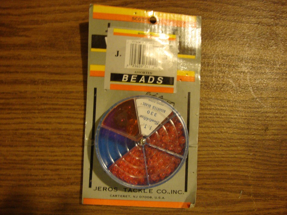 SCOTCHLINE ASSORTED BEADS JEROS TACKLE CO. INC 330 ASSORTED NEW