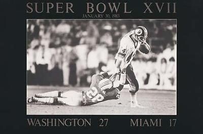 john riggins super bowl 17 washington redskins  21 95 buy 