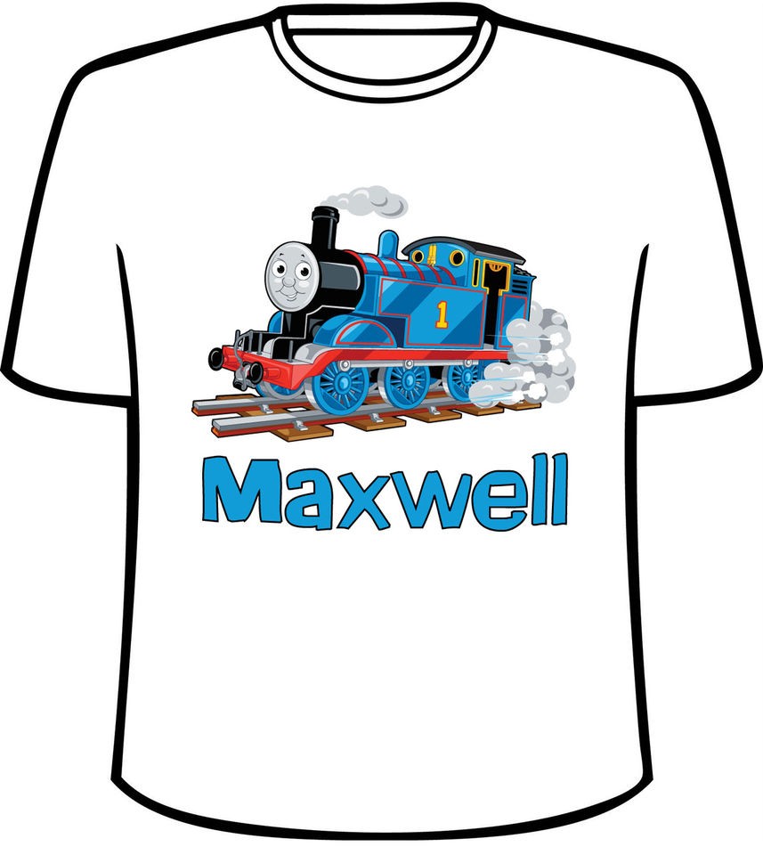 personalized thomas the train style b t shirt