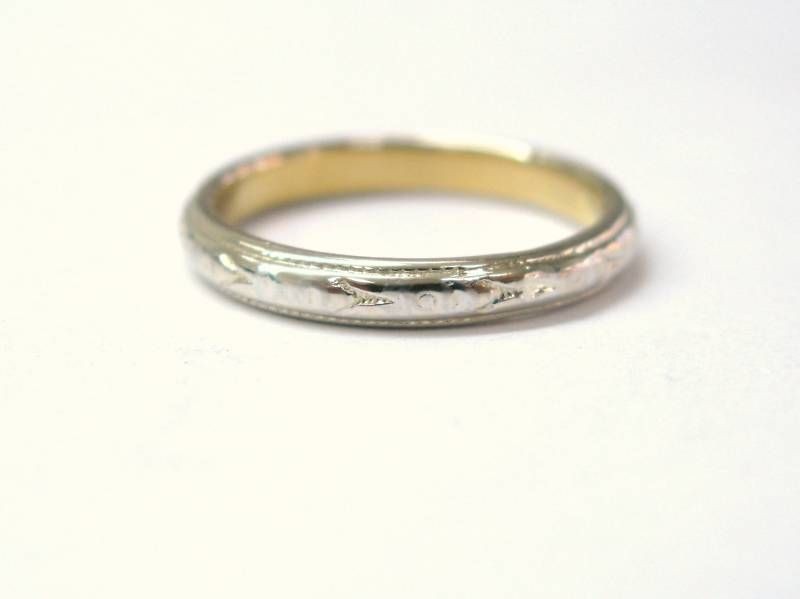 Tiffany & Co Plat 18Kt Vintage Wedding Band Sz5.2