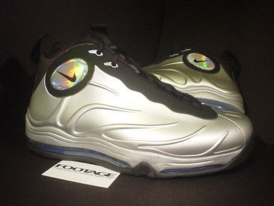   Total Air Foamposite Max One 1 TIM DUNCAN SILVER BLACK PHOTO BLUE 11.5