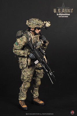 Soldier Story US Army Afghanistan Saw Gunner Jude Law SS068 1/6 MIB