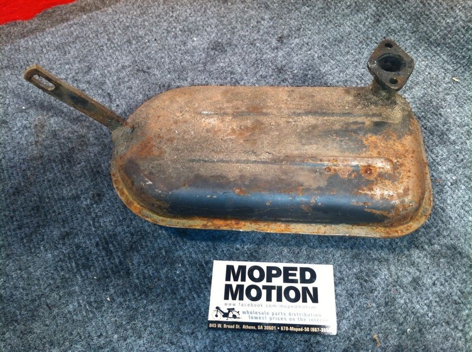 1978 Franco Morini Scorpion Exhaust Muffler Tail Pipe @ Moped Motion