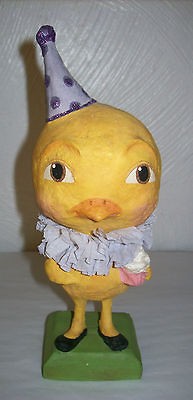 Bethany Lowe Purple Peeper Chick Figure Designed by Debra Schoch