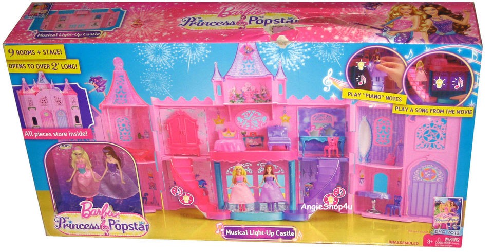   BARBIE THE PRINCESS & THE POPSTAR TORI & KEIRA MUSICAL LIGHT UP CASTLE