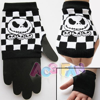 nightmare before christmas jack skull punk gloves g06 from china