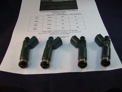 Toyota 1999 07 MR2 Spyder 1.8L set of 4 550cc Dirct fit Fuel Injectors