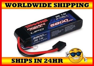 Traxxas 2843 LiPo 2S 7.4V 5800mAh 25C Battery  SLASH 4X4 VXL XO1 X01