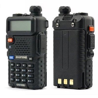 Newly listed UV 5R BAOFENG Dual band Feq UHF/VHF Two Way Radio + USB 