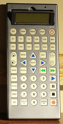 Jumbo Universal Remote 11 x 5 Glowing Large #s Tilting LCD Screen 