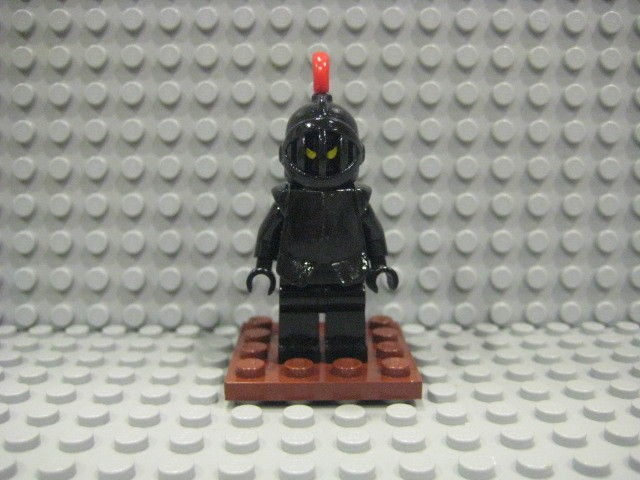 Custom LEGO Scooby Doo Black Knight Villain Minifig Minifigure Display