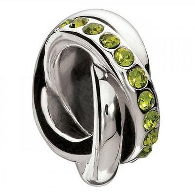   Chamilia Sterling Silver Charm Bead Regale   Verde Swarovski 2025 0773