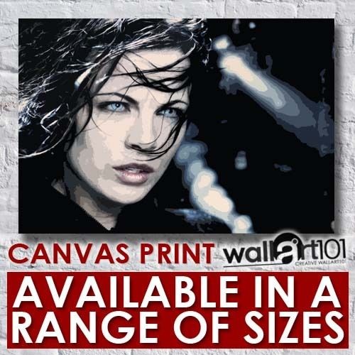 Kate Beckinsale (4)   Underworld Paint Effect High Quality Framed 