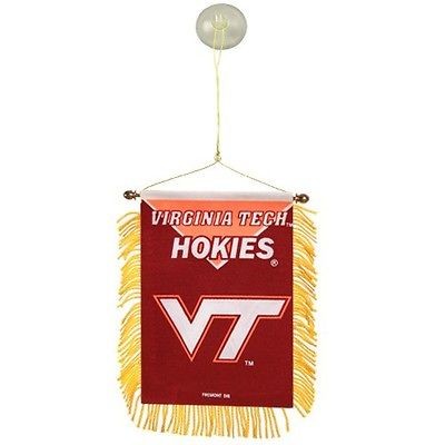 Virginia Tech Hokies 3.5 x 4.5 Team Mini Banner Flag