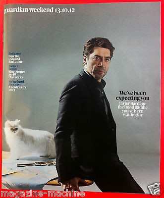   magazine JAVIER BARDEM james bond SKYFALL russell grant CHRIS WARE