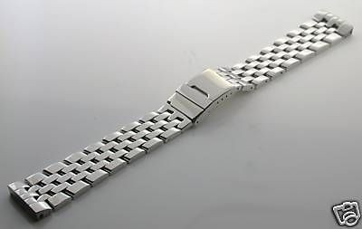 watch band fit breitling chronomat 22mm 5 link shiny st heavy duty 