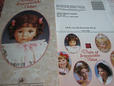   Doll CATALOG Effner/Deval/B​ilotto/Tomescu​/Madeja Galleries