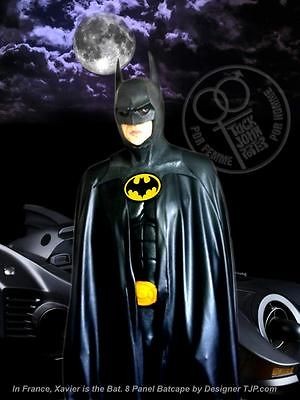 adult male large 8 panel batman style cape