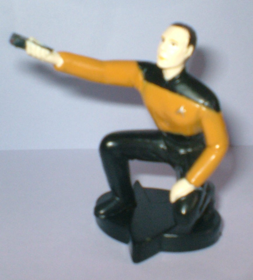   DATA CHESS PIECE Star Trek Next Generation set 1999 (Black Bishop