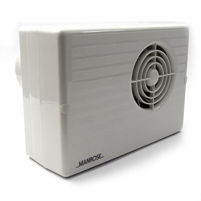 MANROSE CF200H CENTRIFUGAL EXTRACTOR FAN HUMIDISTAT BATHROOM 