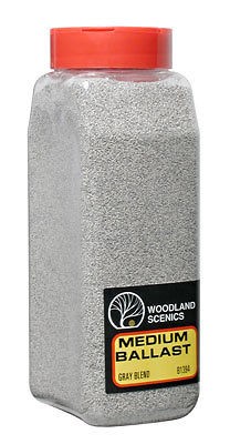 woodland scenics gray blend ballast medium 32oz b1394 time left