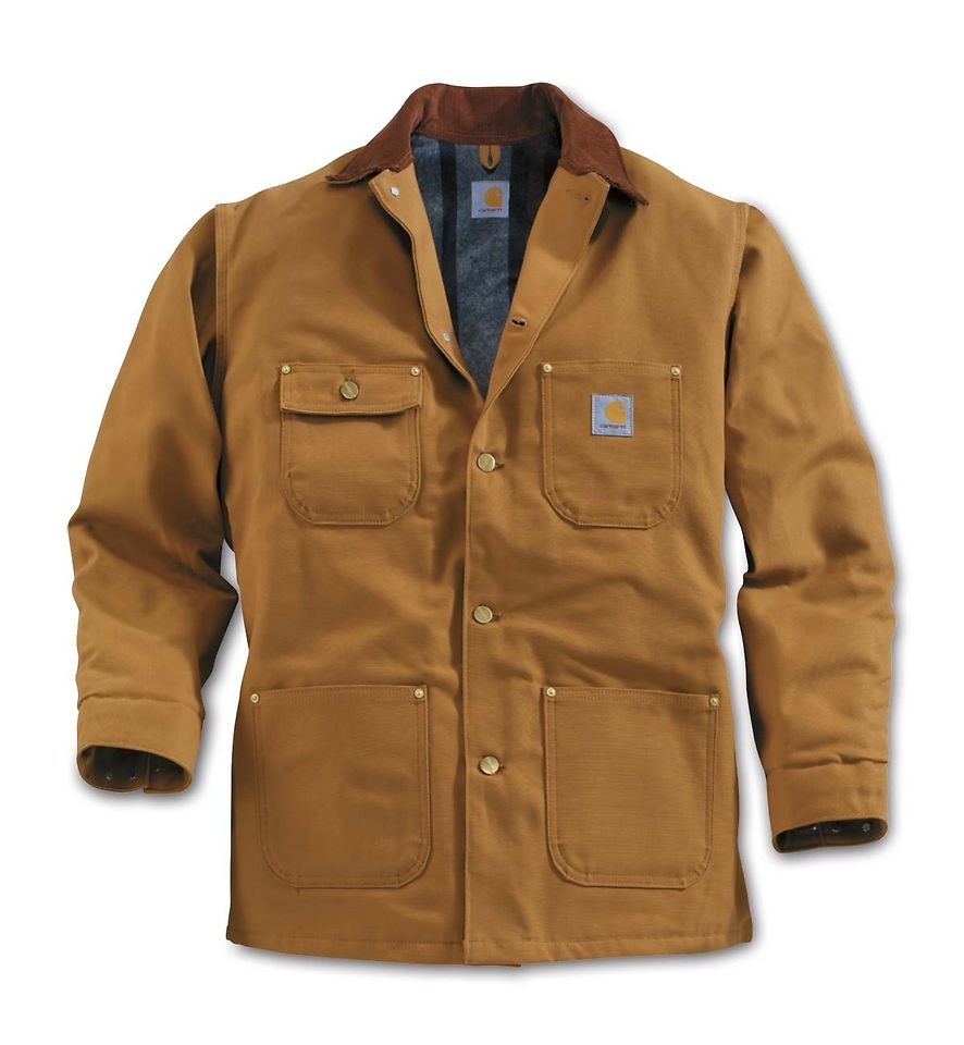 Carhartt Workwear Heavy Work Coat Jacket Triple Stitched 12oz Fabric 