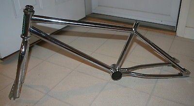 Schwinn Predator Team Model Frame and fork 1984 chrome old school BMX