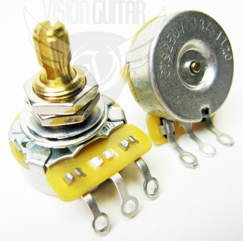 CTS 10% Tolerance TRUE 250k Audio Potentiometer VINTAGE STYLE Volume 