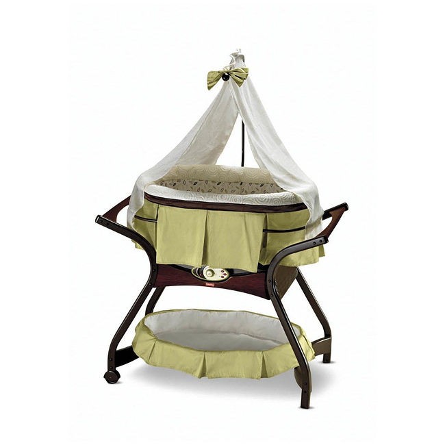 fisher price zen collection gliding bassinet l7836 one day shipping