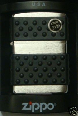 zippo black zip guard brushed chrome lighter 200zp new time