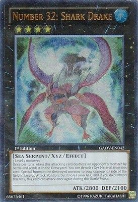 Number 32 Shark Drake   GAOV EN042   Ultimate Rare   Unlimited 