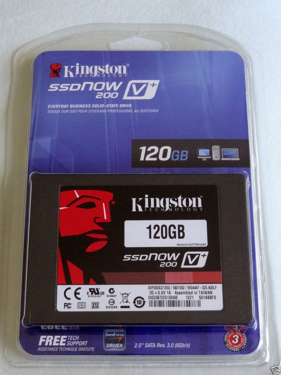 Kingston SSDNow V+200 120 GB,Internal,2.5 (SVP200S3/120G) (SSD) Solid 