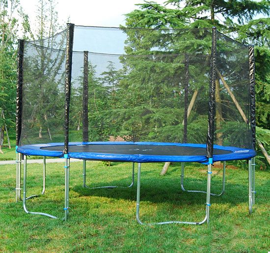 14 ft round trampoline safety net safety pad 5450 0007c fitness 