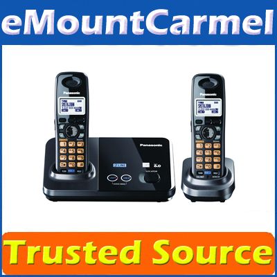 Panasonic KX TG9322T 2 Line Cordless DECT6 0 Dual HS