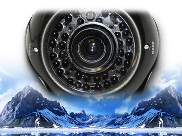 650TVL 1/3 SONY CCD 36 LED IR BLACK DOME CAMERA 3.5~8MM VARIFOCAL LENS