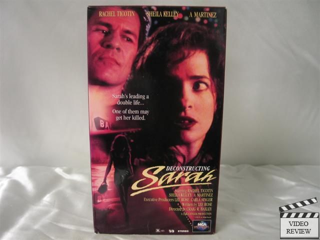 Deconstructing Sarah VHS Sheila Kelley A Martinez 096898212335