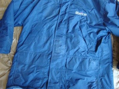 USAF Services Military Surplus Three Season Navy Blue Lined Parka 